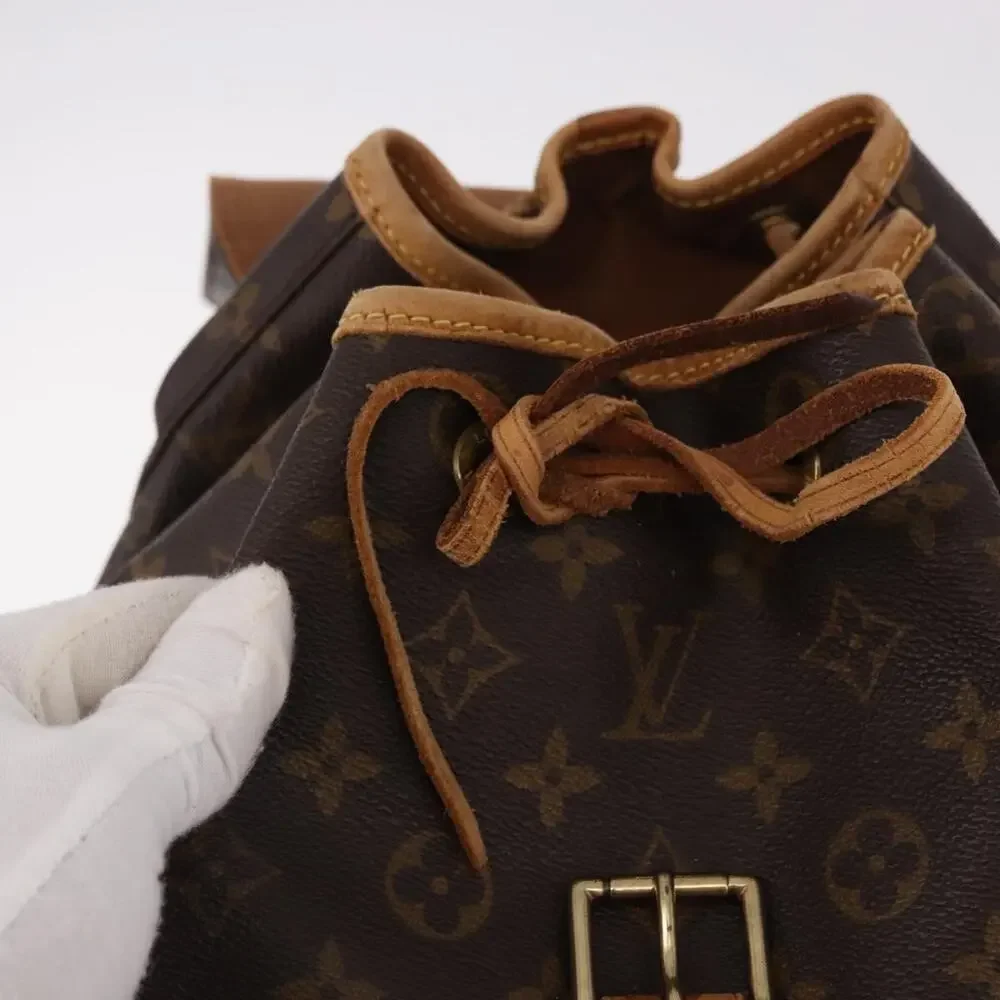 Louis Vuitton Monogram Montsouris GM Backpack Brown